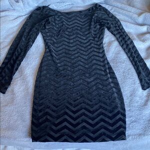 Maitai Black Long Sleeve Bodycon Dress
